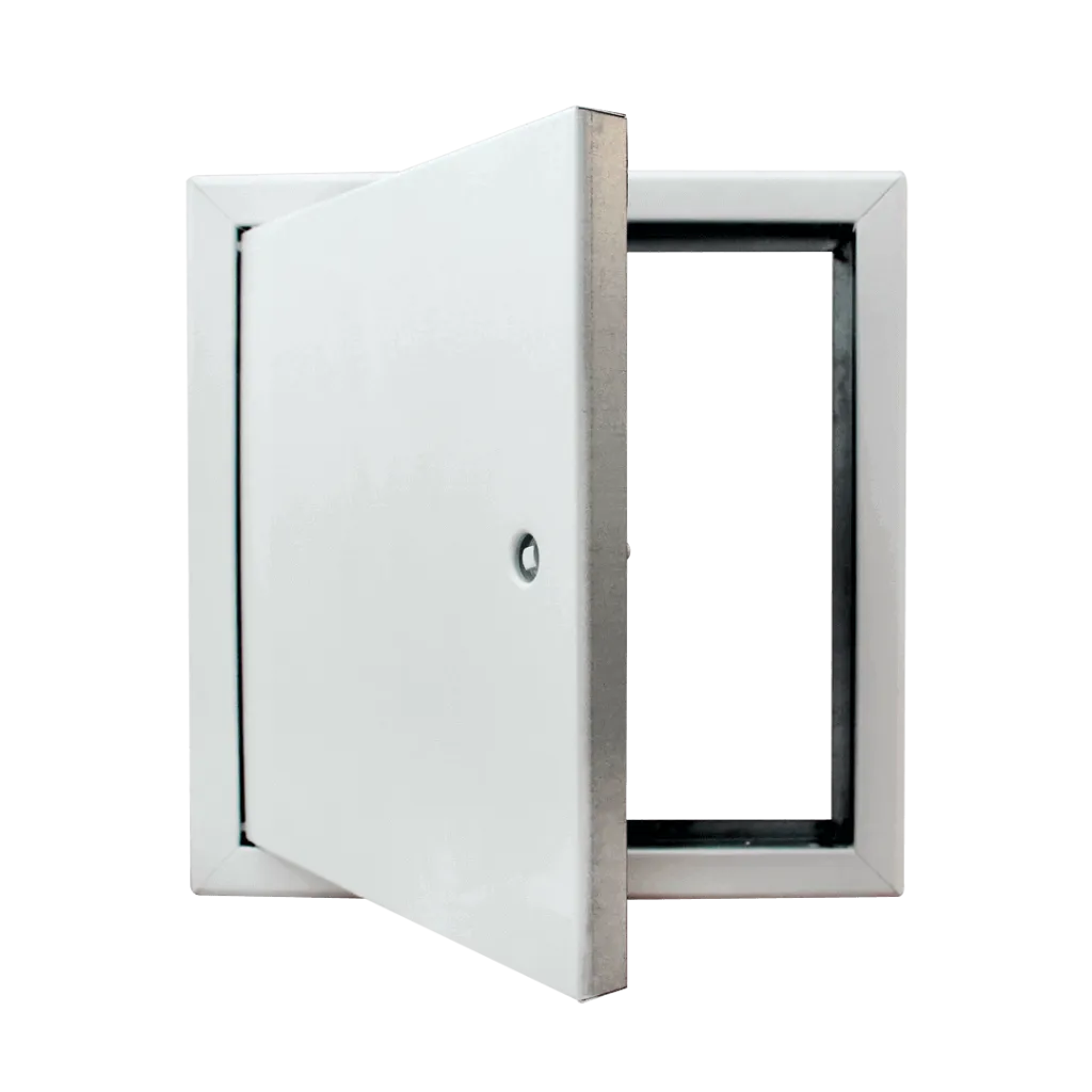 Revisionsklappe Tempo Softline luftdicht mit Schalldämmung, Öffnung Vierkantschlüssel, 200×200 bis 600×600 mm