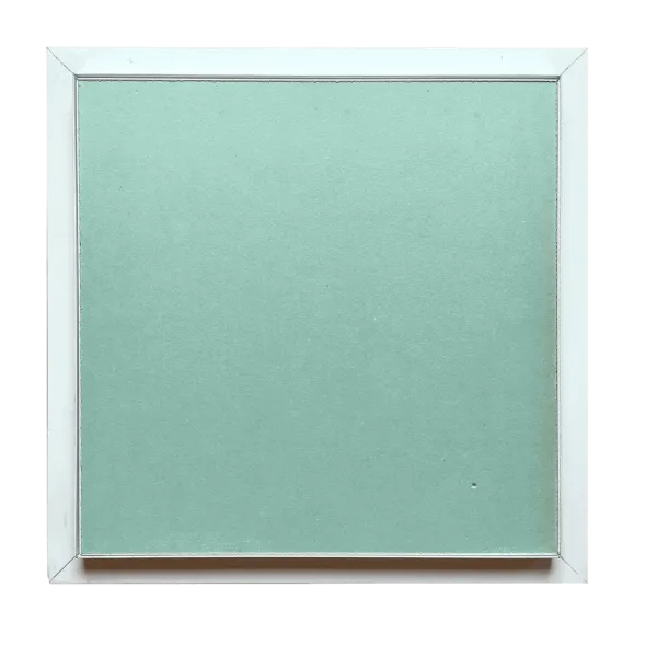 Revisionsklappe Tempo Eco Green aus Gipskarton 12,5 mm für abgehängte Decken, herausnehmbar, 300×300 bis 600×600 mm
