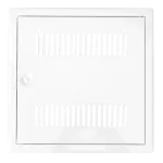 Revisionstür Tempo Softline belüftet mit Lüftungsgitter, Öffnung Vierkantschlüssel, 200×200 bis 600×600 mm