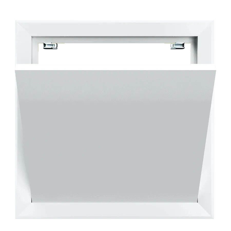Revisionstür Tempo Softline aus Stahlblech, luft- und staubdicht, für Wand und Decke, 200×200 bis 600×600 mm