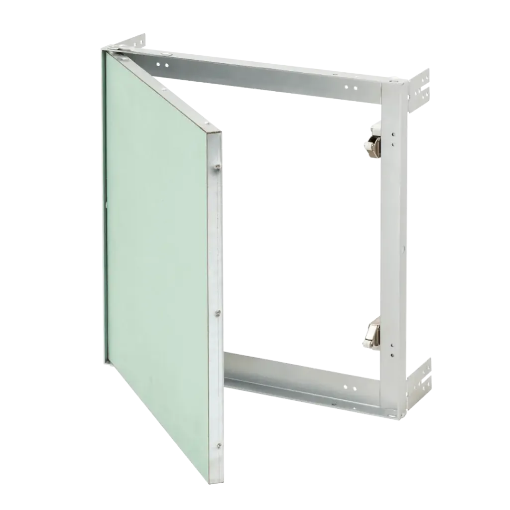 Revisionsklappe Eco Star für Massivwände und Gipskartonwände, unsichtbar, 300×300 bis 600×600 mm