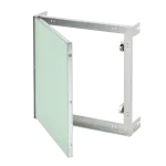 Revisionsklappe Eco Star für Massivwände und Gipskartonwände, unsichtbar, 300×300 bis 600×600 mm